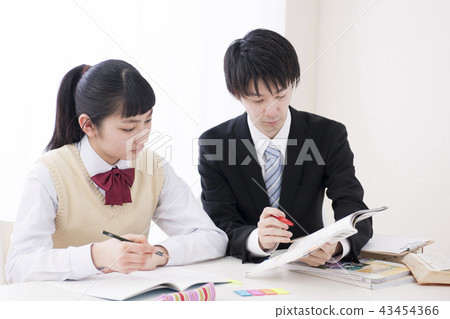 Learning image High school student Tutor Learning group Learning image High school student Tutor Learning group 43454366