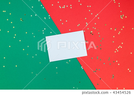 New Year or Christmas greeting letter mockup 43454526