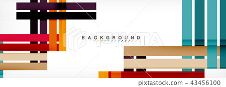 Color stripes and lines, geometric abstract background Color stripes and lines, geometric abstract background 43456100