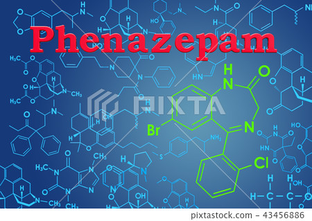 Phenazepam. Chemical formula Phenazepam. Chemical formula 43456886
