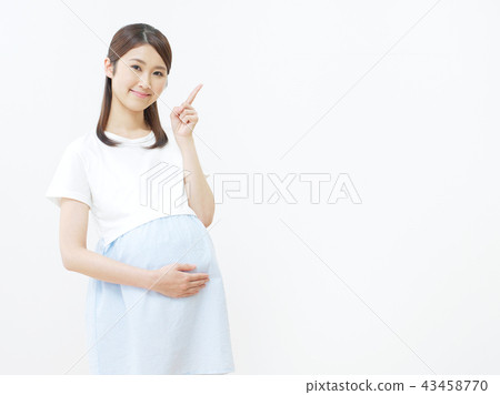 女性孕婦指向 43458770