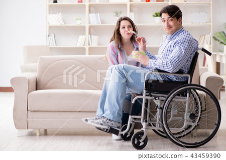 Young family taking care of each other Young family taking care of each other 43459390