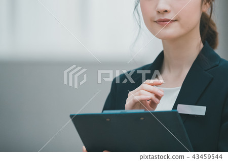 businesswoman, business, survey 43459544