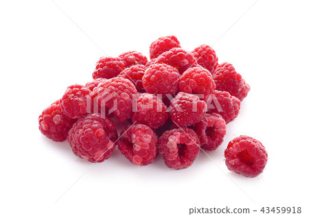 Fresh rasberry isolated on white background 43459918