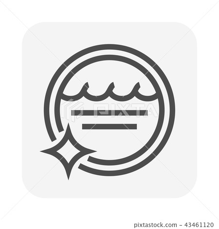 Waste water icon Waste water icon 43461120