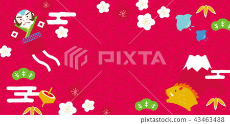 新年的背景圖 43463488