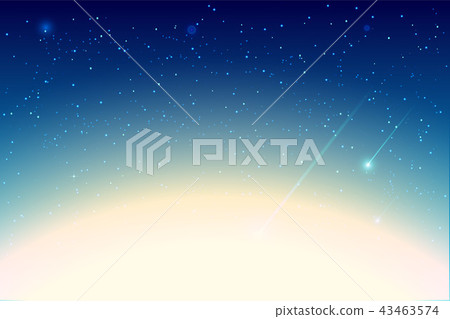 Starfall blue night sky star vector background Starfall blue night sky star vector background 43463574