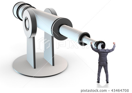 Businessman in financial planning business concept Businessman in financial planning business concept 43464708