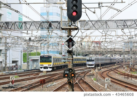 Chiba Station Sobu Line Rapid Train and Sobu Line Stations stop Chiba Station Sobu Line Rapid Train and Sobu Line Stations stop 43465608