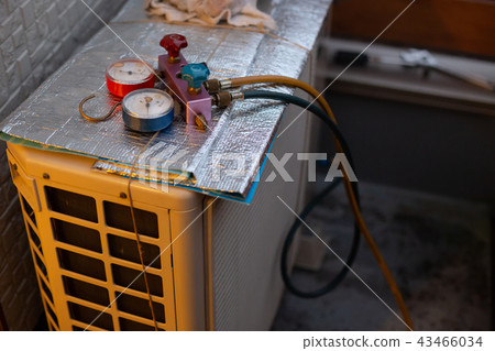 air conditioning, replenishing, outdoor equipment 43466034