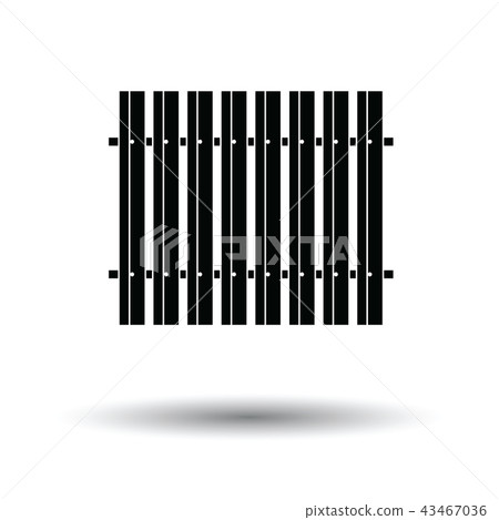Icon of Construction fence Icon of Construction fence 43467036