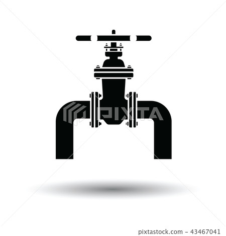 Icon of Pipe with valve Icon of Pipe with valve 43467041