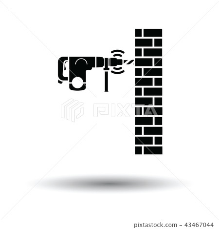 Icon of perforator drilling wall Icon of perforator drilling wall 43467044