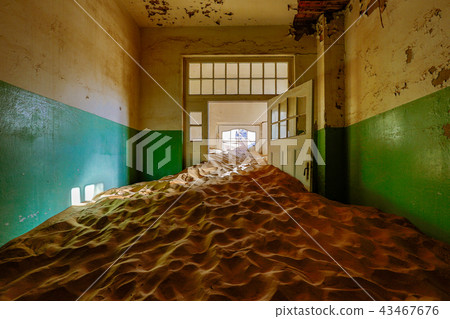 Sand has invaded and taken over these rooms Sand has invaded and taken over these rooms 43467676