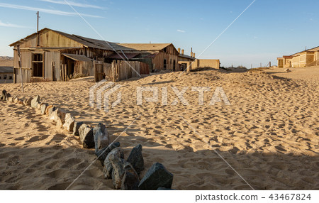 Abandoned buildings are left to rot in Kolmanskopp 43467824