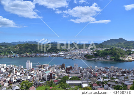 Landscape of Onomichi seen from Senkoji Landscape of Onomichi seen from Senkoji 43468788
