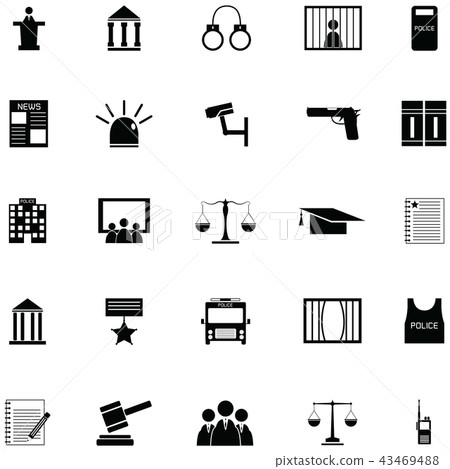 law icon set law icon set 43469488