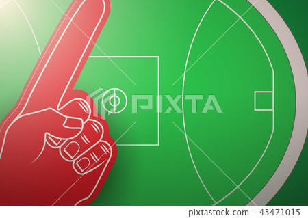 Australian rules football field stadium 43471015