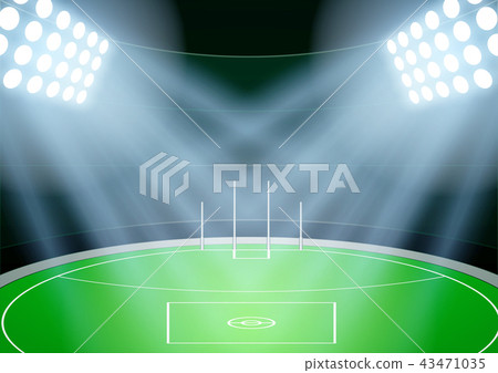 Background for Australian football stadium 43471035