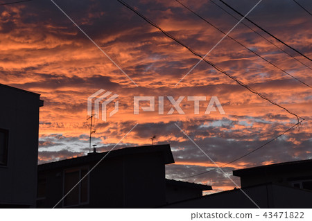 Evening landscape Evening landscape 43471822