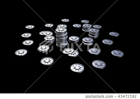 硬幣圖像（黑背） 43472192