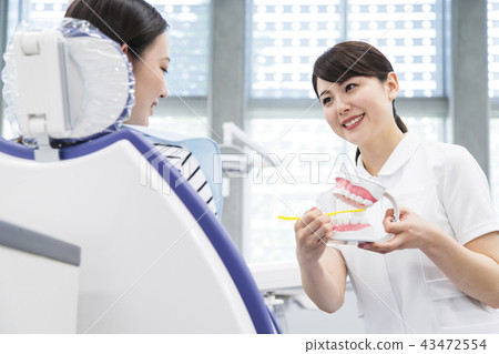 牙醫牙醫牙科病人女性醫院醫療牙醫腔治療 43472554
