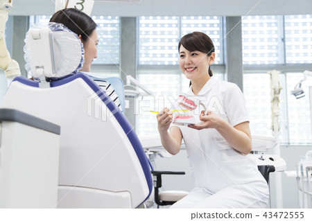 牙醫牙醫牙科病人女性醫院醫療牙醫腔治療 43472555