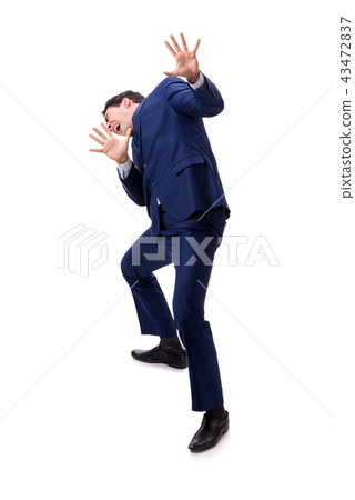 Young businessman isolated on white background  43472837