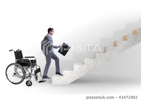 Accessibility concepth with wheelchair for disabled Accessibility concepth with wheelchair for disabled 43472902