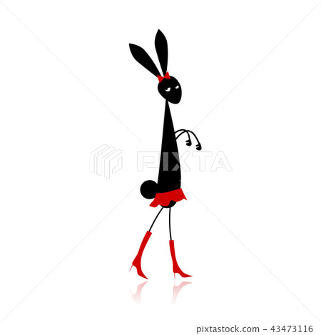 Fashion rabbit for your design Fashion rabbit for your design 43473116