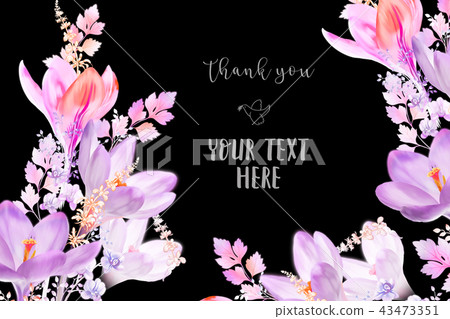 Elegant watercolor daffodil flower 43473351