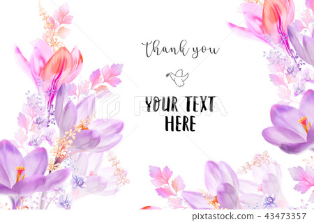 Elegant watercolor daffodil flower 43473357