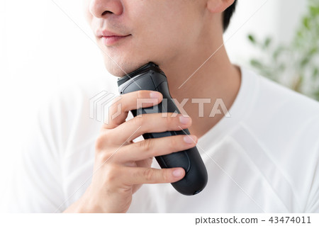 Shaving man, foam, shaver, electric shaver, electric 43474011