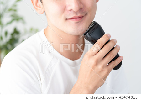 Shaving man, foam, shaver, electric shaver, electric 43474013