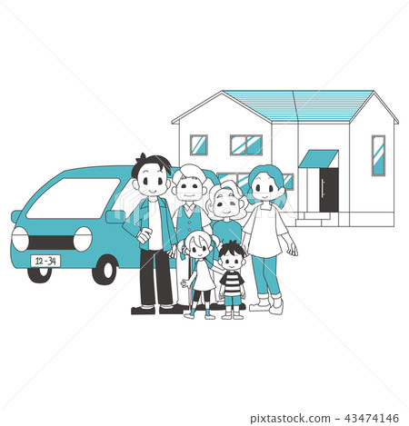 三戶家庭住宅車 43474146