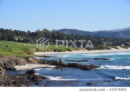 美國圓石灘 美國圓石灘 43474891