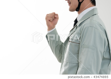 商人，頭盔，blouson，膽量，膽量構成 43474893