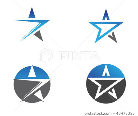 Star Logo and symbols icons Template app Star Logo and symbols icons Template app 43475353