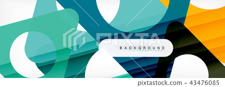 Circle and triangle abstract background Circle and triangle abstract background 43476085