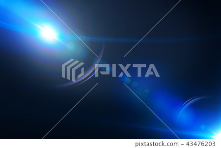 Lens flare background material Lens flare background material 43476203