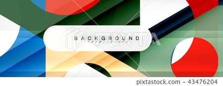 Abstract geometric background. Modern overlapping triangles. Unusual color shapes for your message Abstract geometric background. Modern overlapping triangles. Unusual color shapes for your message 43476204