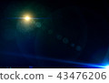 Lens flare background material 43476206