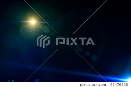 Lens flare background material Lens flare background material 43476206