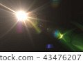 Lens flare background material 43476207