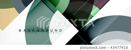 Vector circular abstract background 43477418