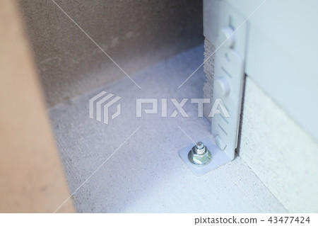 Do-it-yourselfer (Anchor construction safety measures peace of mind DIY driver assembling storeroom warehouse house construction) 43477424