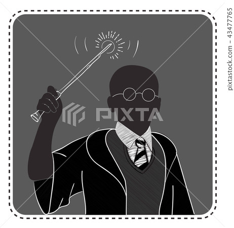 silhouette wizard boy avatar silhouette wizard boy avatar 43477765