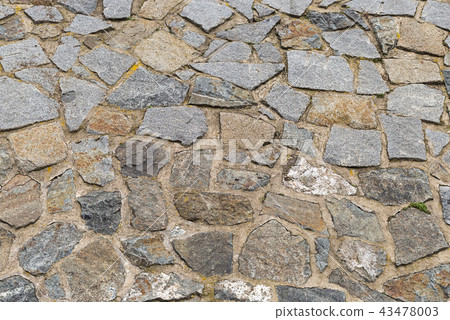 stone square old city roadway gray stone uneven stone square old city roadway gray stone uneven 43478003