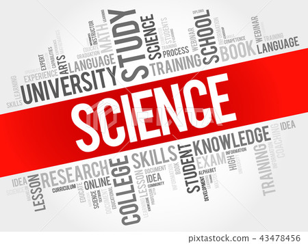 SCIENCE word cloud collage SCIENCE word cloud collage 43478456
