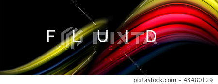 Fluid color motion concept Fluid color motion concept 43480129